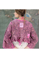 Magnolia Pearl Jacket 833 Quilted Lise Lotte Piano Shawl, Pomegranate