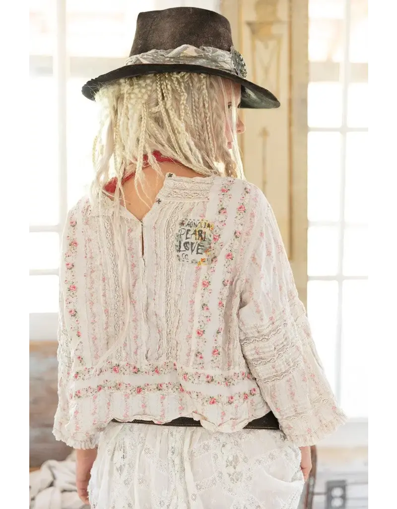 Magnolia Pearl Top 1371 Floral Raelle Blouse, Rosalina