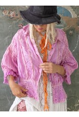 Magnolia Pearl Top 1567 Ramie Daisie Blouse, Purple Boba