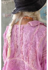 Magnolia Pearl Top 1567 Ramie Daisie Blouse, Purple Boba