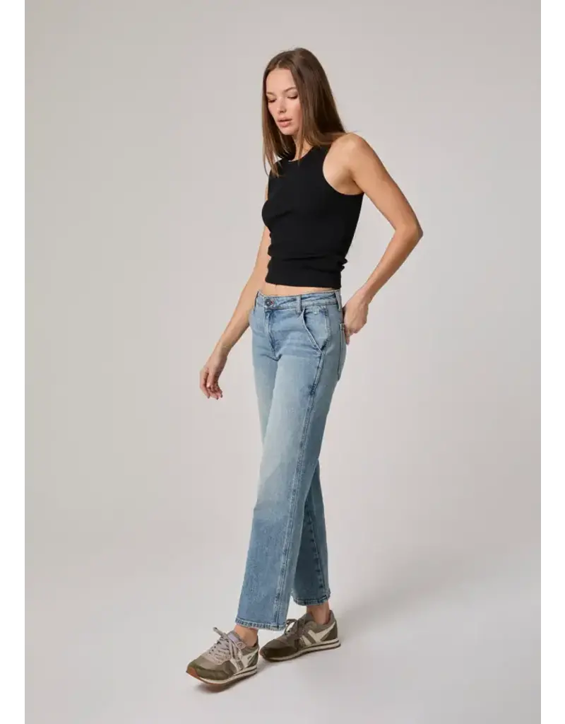 edyson Stan Slash Frt Pkts, Straight Leg