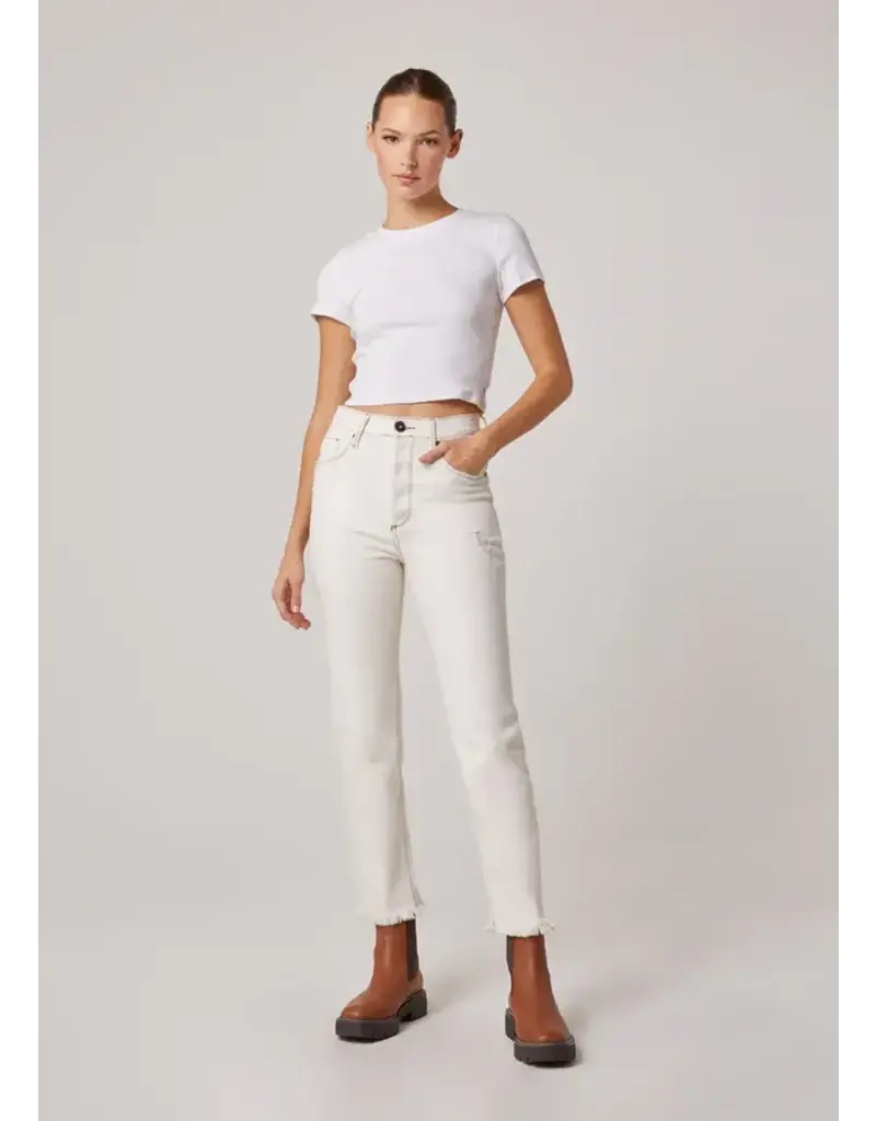 edyson Olivier High Rise Straight w/ Fray Hem