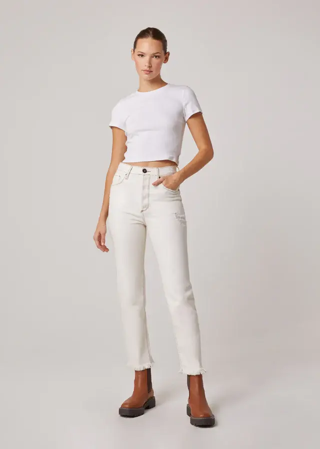 edyson Olivier Hr Straight w/ Fray Hem