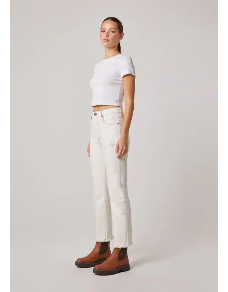 edyson Olivier High Rise Straight w/ Fray Hem
