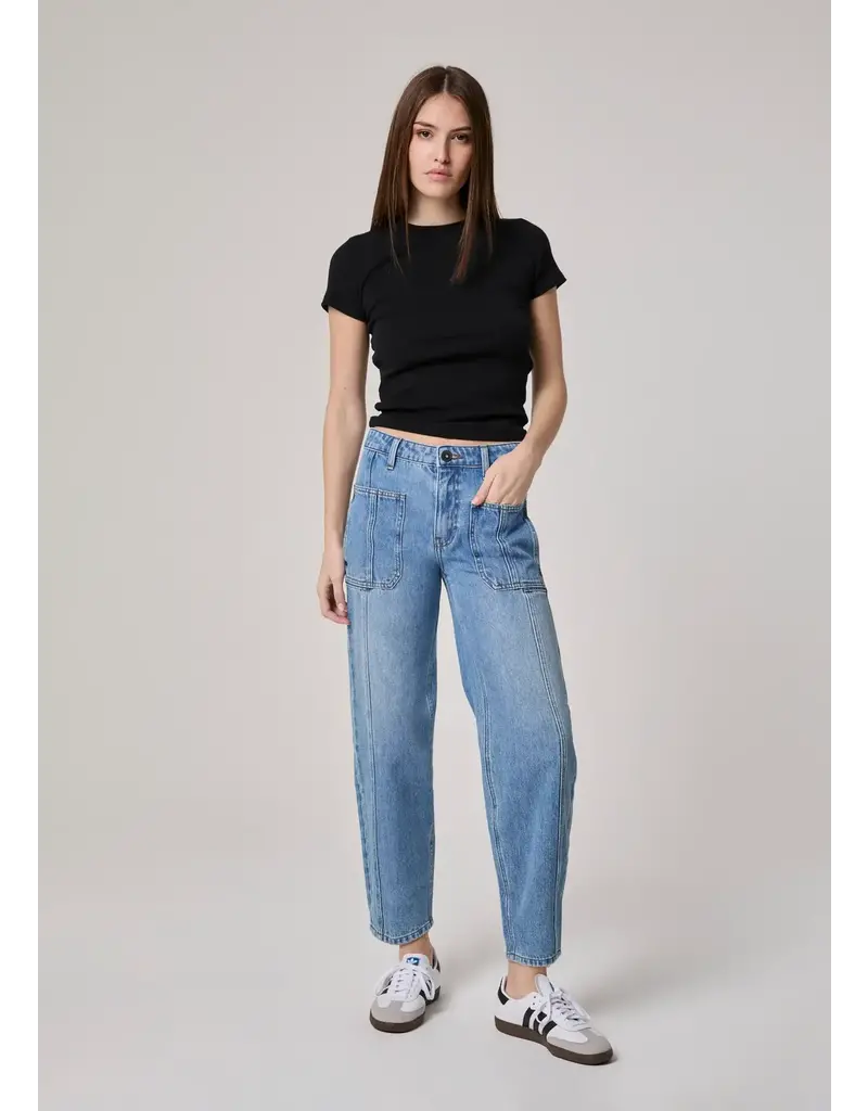 edyson Alex Straight Taper Leg Frt Ptch Pkts Bck Darts