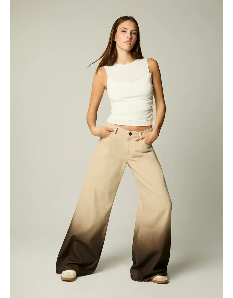 edyson Lanell High Rise Super Wide Leg, Reg Hem