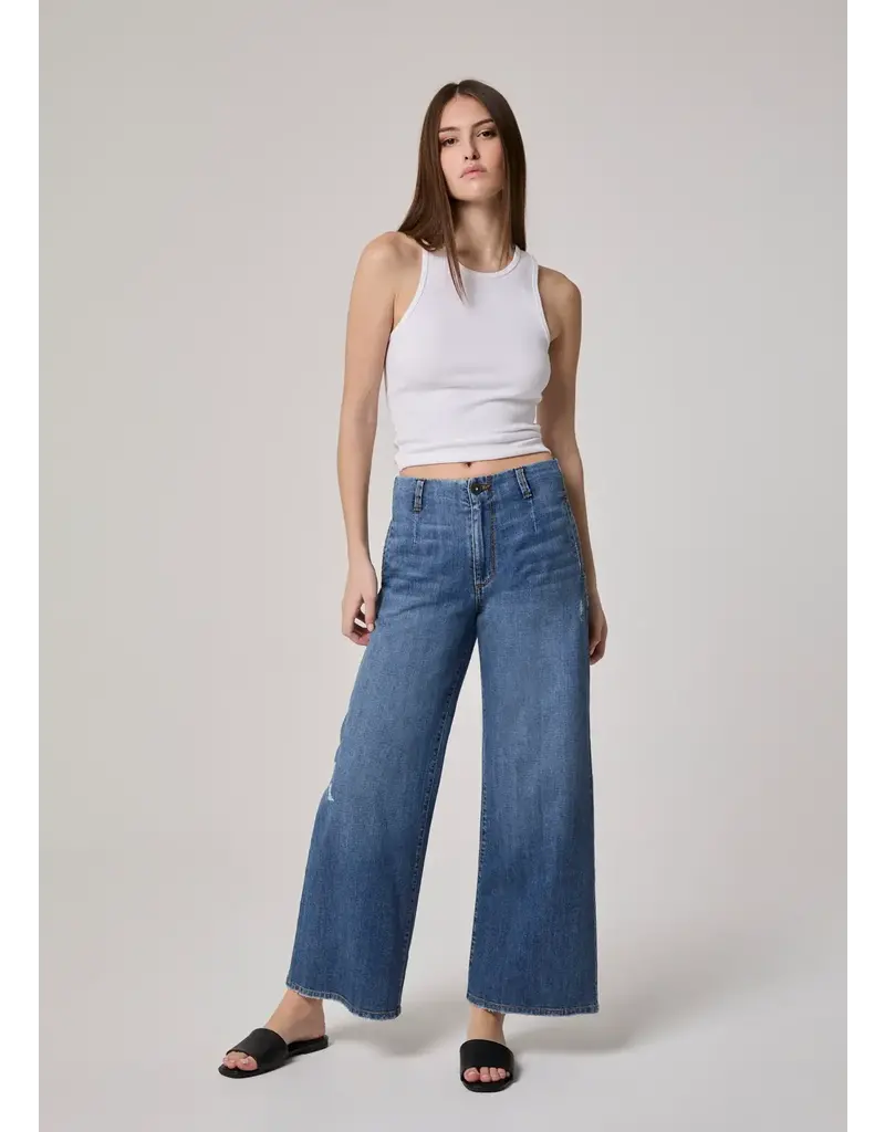 edyson Robbie Welt Side Pkts, Wide Leg Long Inse