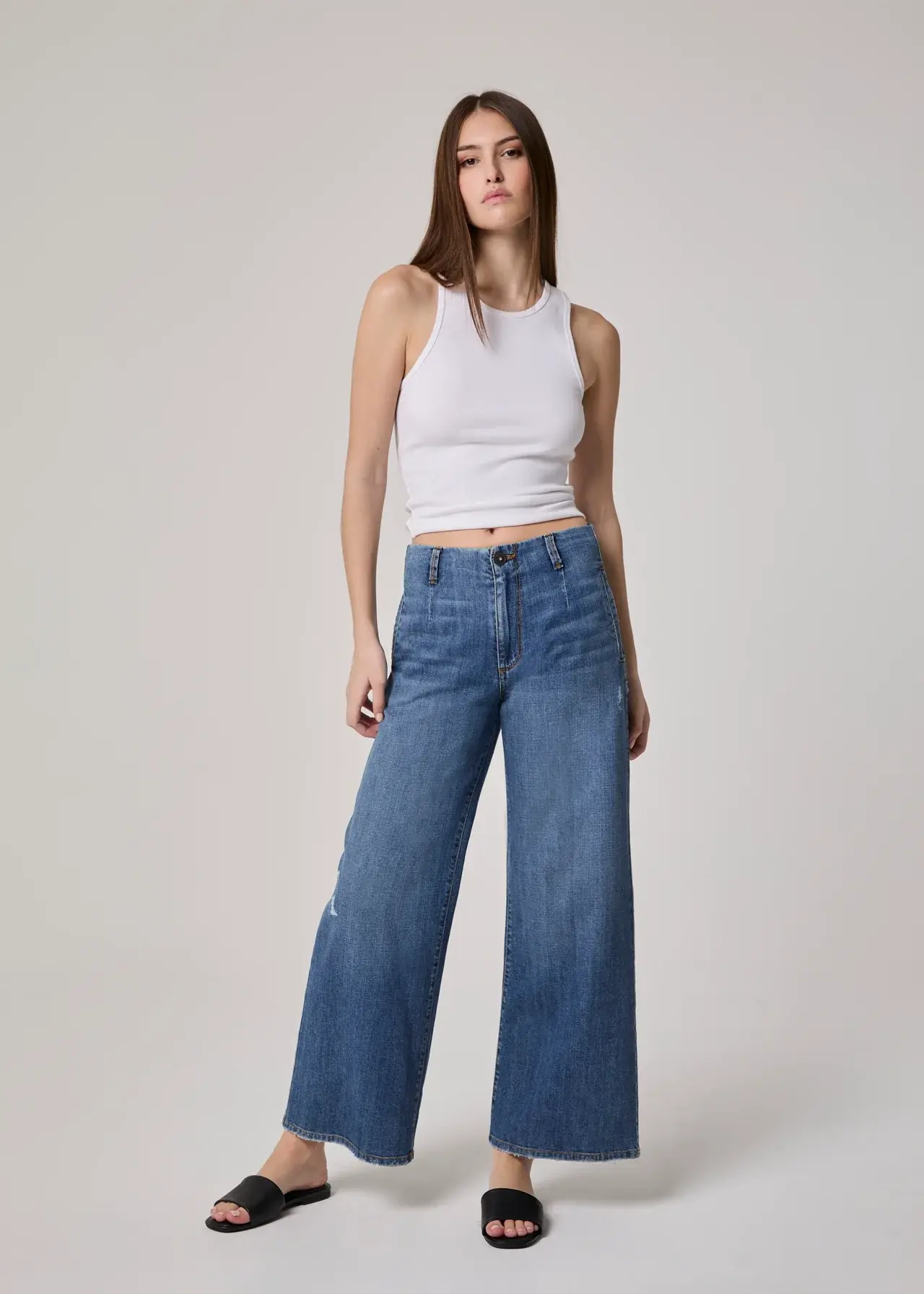 edyson Robbie Welt Side Pkts, Wide Leg Long Inse