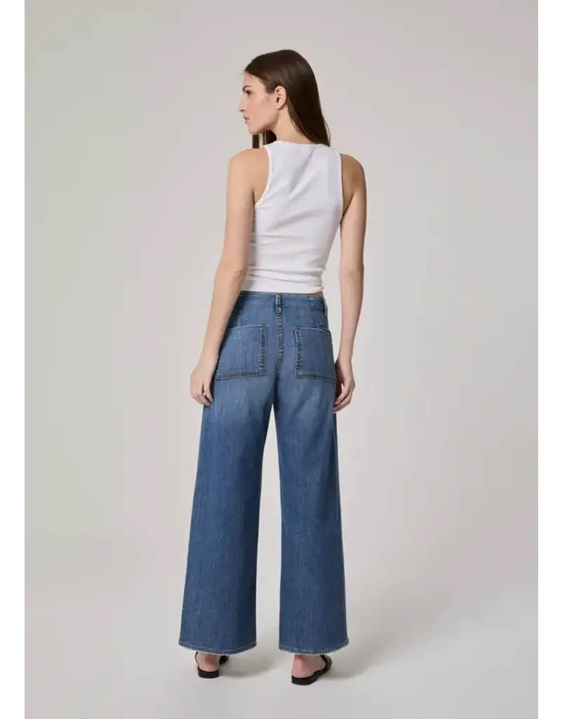 edyson Robbie Welt Side Pkts, Wide Leg Long Inse