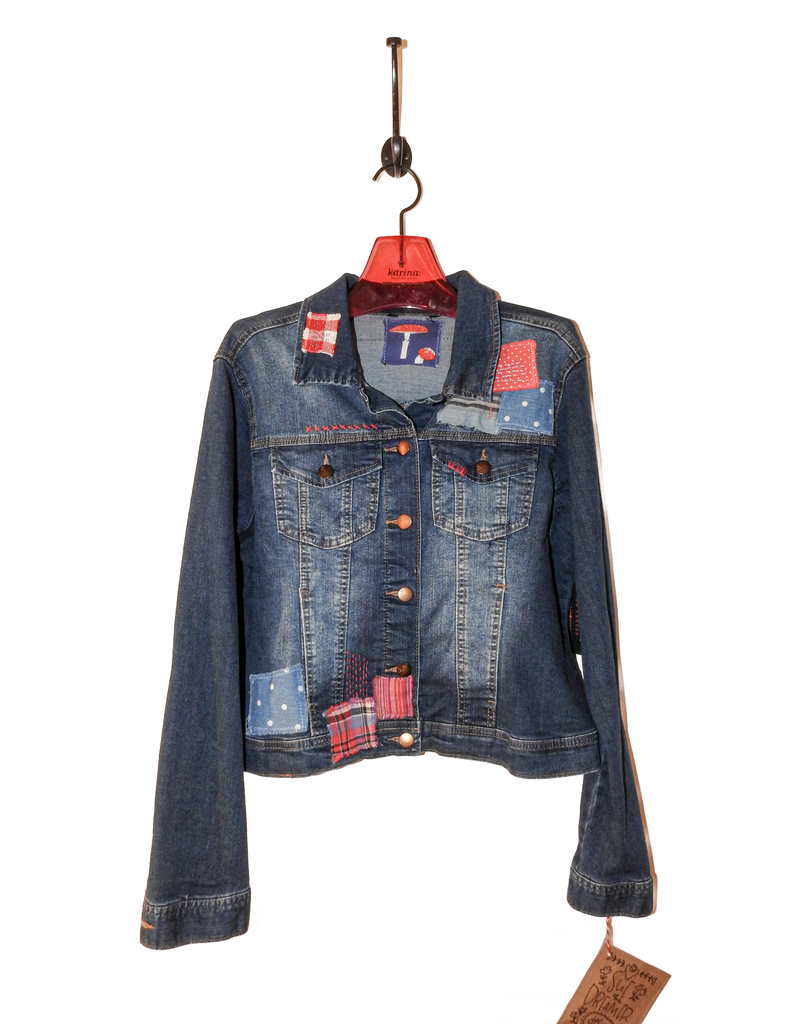 Sue Dreamer SD-85 Hand Embellished Denim Jkt "Lazy G" M/L