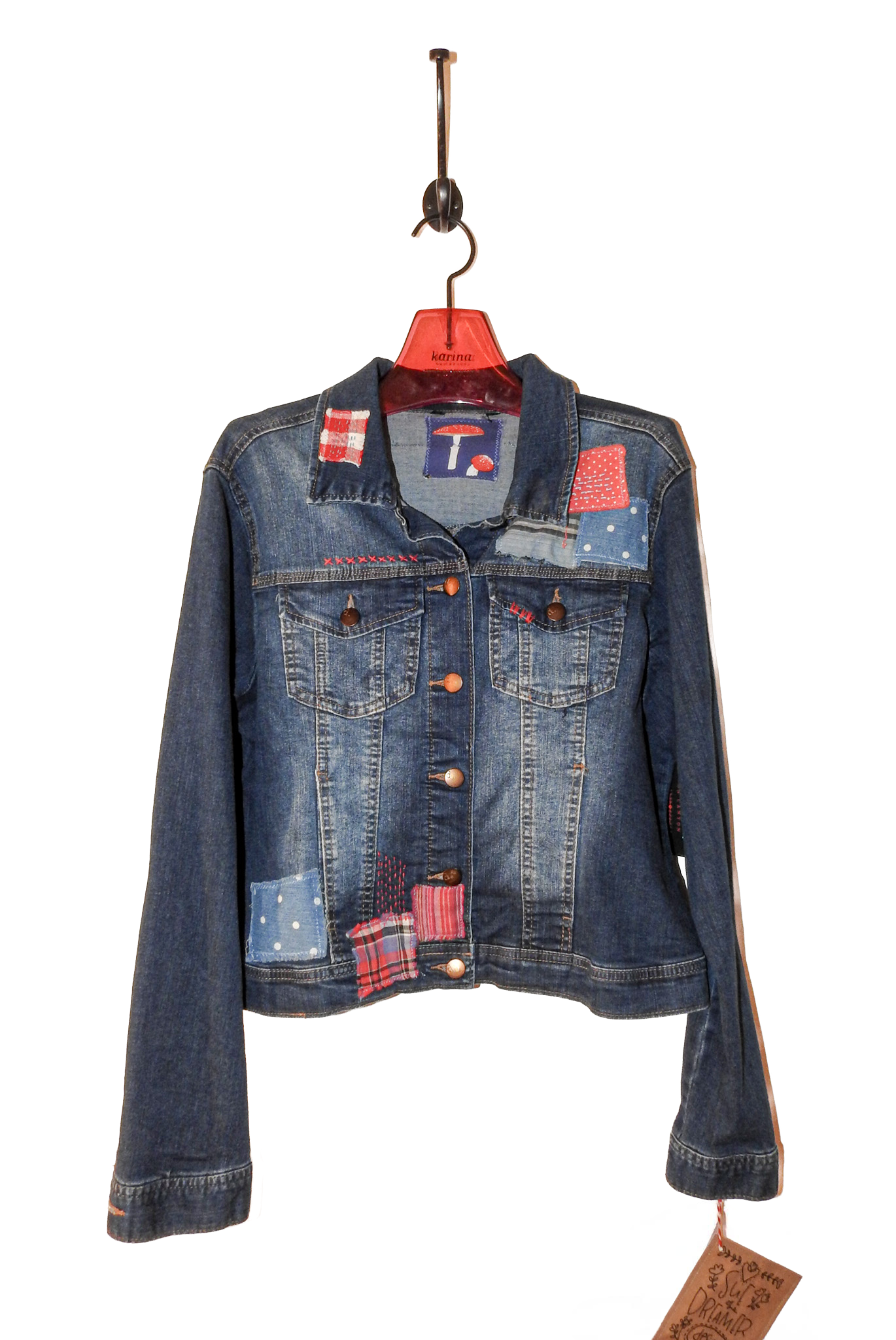 Sue Dreamer SD-85 Hand Embellished Denim Jkt "Lazy G" M/L