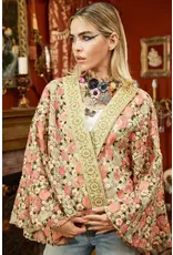 Aratta Nicole Kimono, Vintage Garden Floral OS