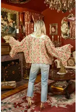 Aratta Nicole Kimono, Vintage Garden Floral OS