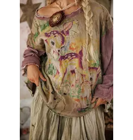 Magnolia Pearl Top 2258 Dama Dama Hermosa Sweatshirt, Purple Boba