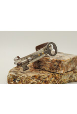 Denise Lee Robertson DLR14 Skeleton Key Bracelet w/ Garnet