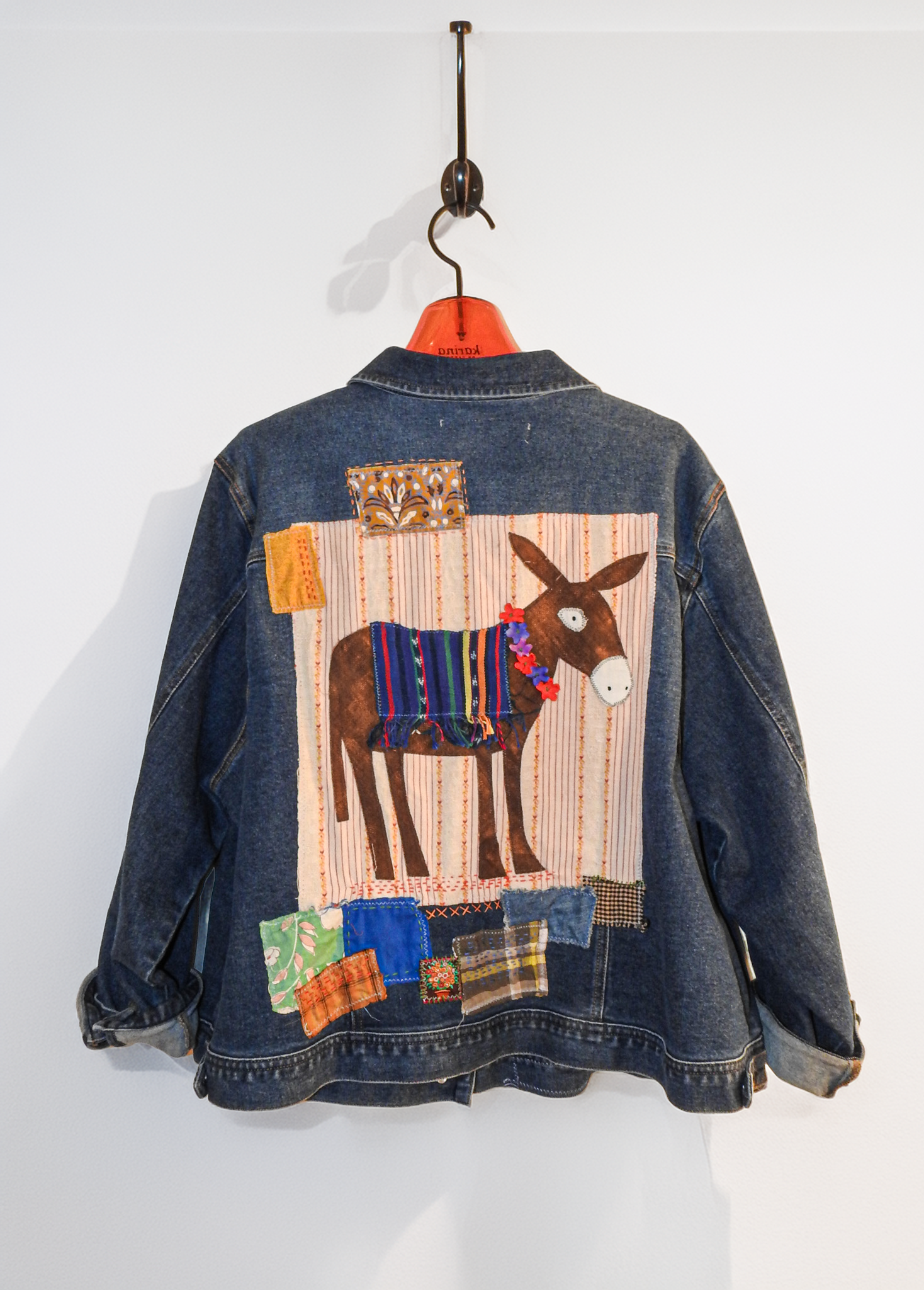 Sue Dreamer SD-103 Hand Embellished Denim Jkt "Donkey Brown"