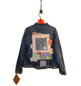 Sue Dreamer SD-93 Hand Embroidered Denim Jkt "Good Things Happen"