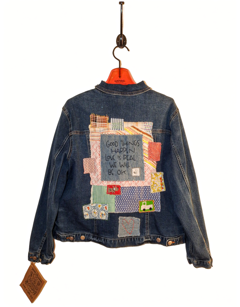 Sue Dreamer SD-93 Hand Embroidered Denim Jkt "Good Things Happen"