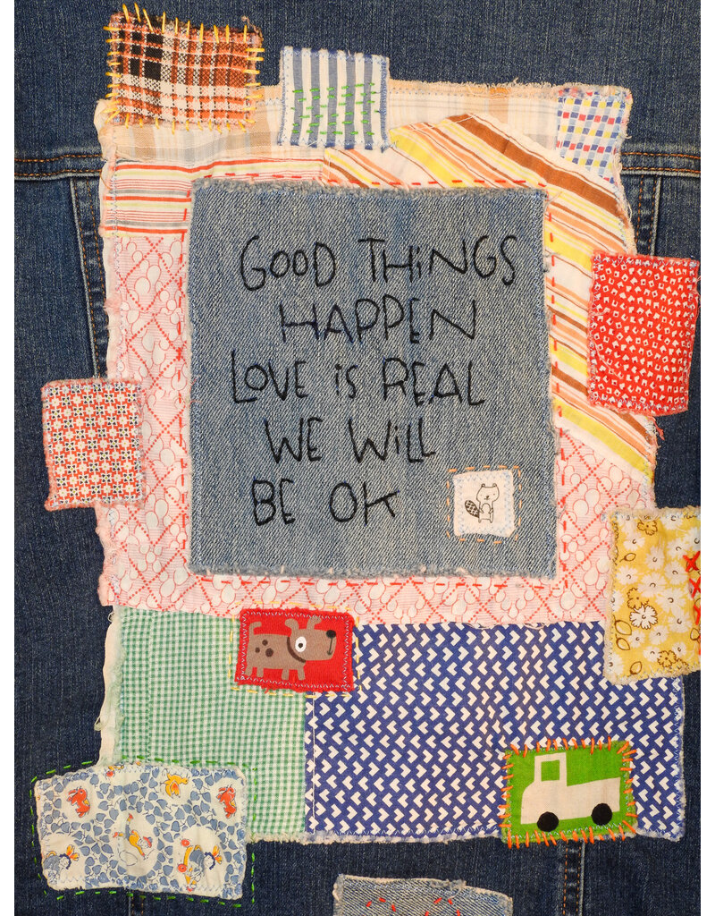 Sue Dreamer SD-93 Hand Embroidered Denim Jkt "Good Things Happen"