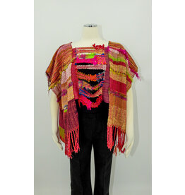 Wimberley Valley Saori KU4 Saori Weaving "It's Going to be Wine!"