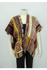 Wimberley Valley Saori KR5 Saori Weaving Agate Vest