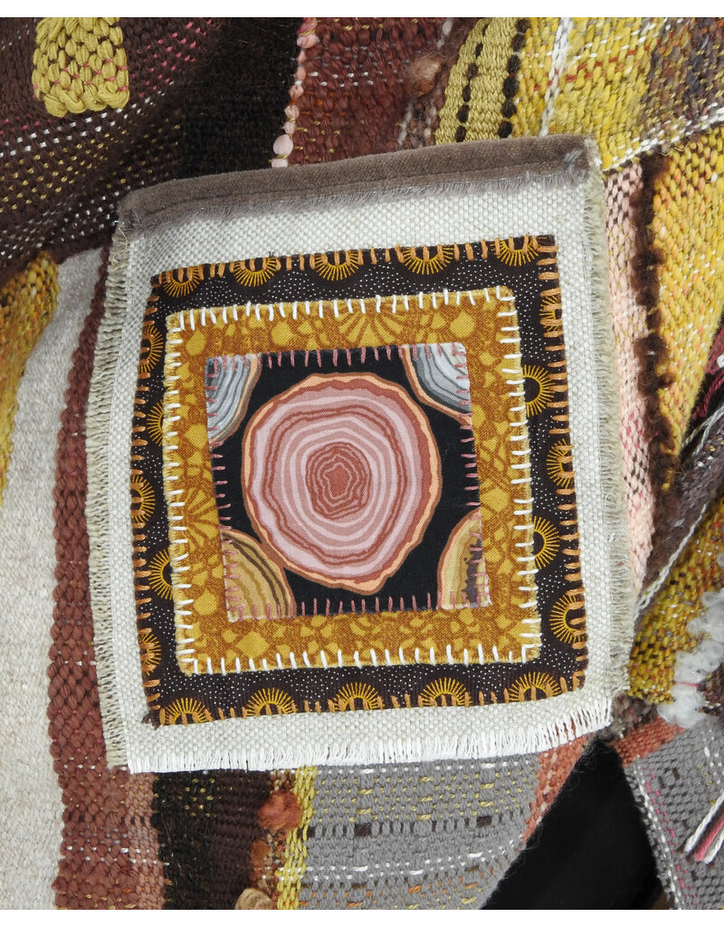 Wimberley Valley Saori KR5 Saori Weaving Agate Vest