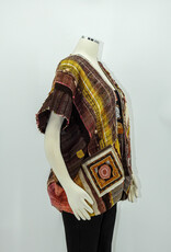 Wimberley Valley Saori KR5 Saori Weaving Agate Vest