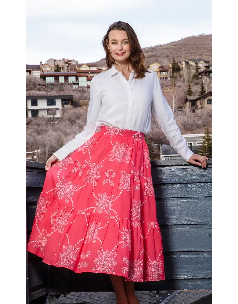 Dizzy Lizzie Woodstock Tiered Skirt
