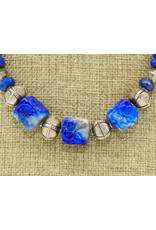 Pam Springall PS-N383C Natural Faceted Lapis Rondells