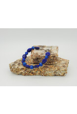 Pam Springall PS2-31 Faceted Lapis Ovals Bracelet