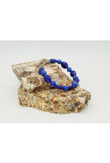 Pam Springall PS2-31 Faceted Lapis Ovals Bracelet