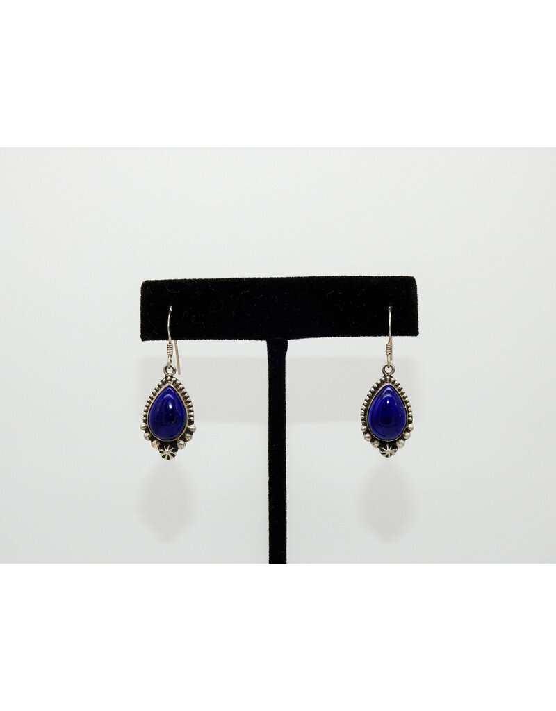 Silver Sun SS-IE707 Lapis and Silver Earrings