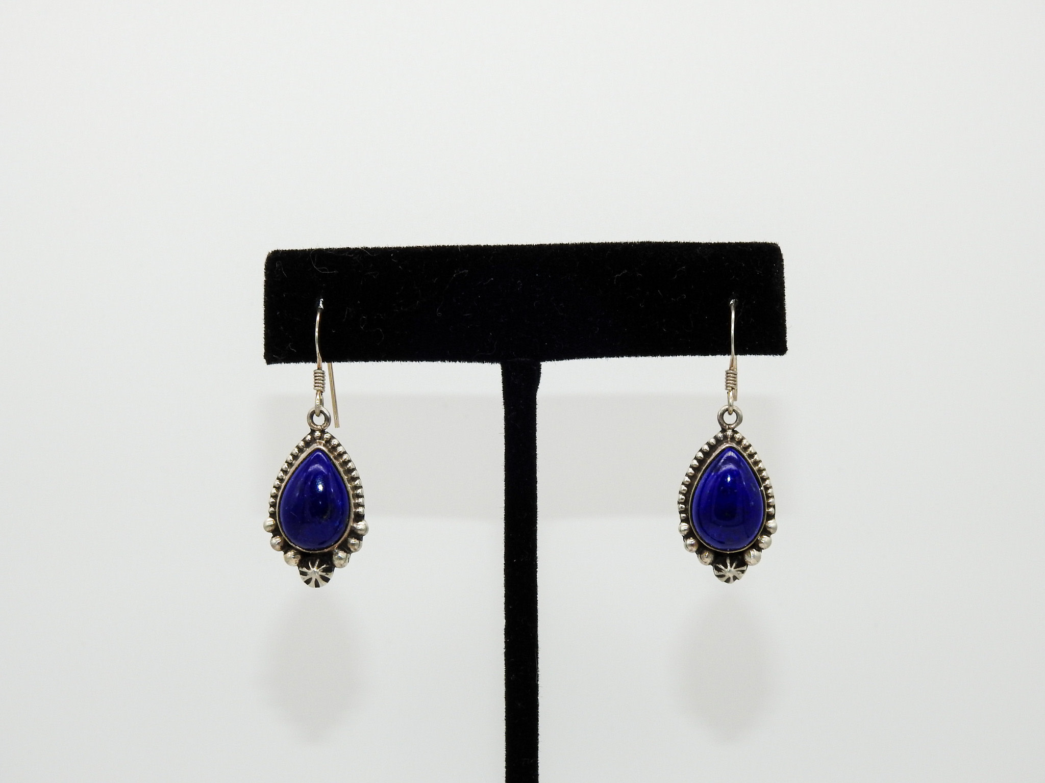 Silver Sun SS-IE707 Lapis and Silver Earrings