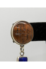 Judy Perlman JP-E189 Sterling Silver w/ Tiger Eye & Lapis