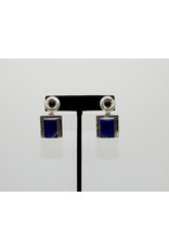 Judy Perlman JP-E166 Sterling Silver w/ Lapis & Onyx