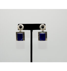Judy Perlman JP-E166 Sterling Silver w/ Lapis & Onyx