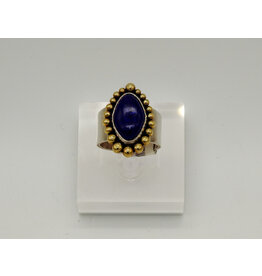 Ray Van Cleve RVC-R7 Sterling Silver & 18KG w/Natural Lapis