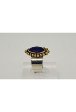 Ray Van Cleve RVC-R7 Sterling Silver & 18KG w/Natural Lapis
