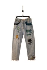 Sarah Majors Art SM Levi's Patch Art, W 34 x L32 Faded