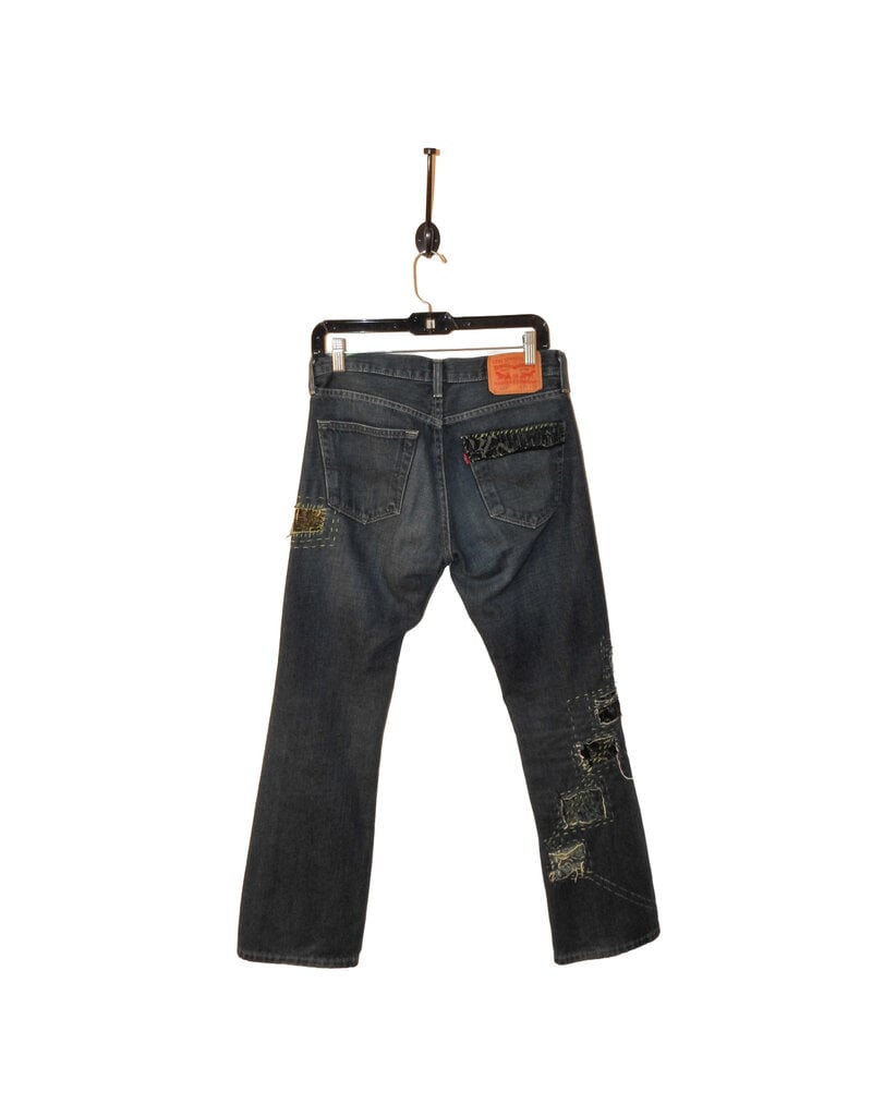 Sarah Majors Art SM Levi's Patch Art, W 29 x L30 deep blue
