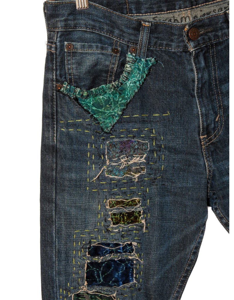 Sarah Majors Art SM Levi's Patch Art, W 29 x L30 deep blue