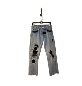 Sarah Majors Art SM Levi's Patch Art, W 30 x L 36 Faded