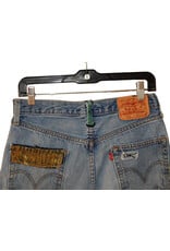Sarah Majors Art SM Levi's Patch Art, W 30 x L 36 Faded