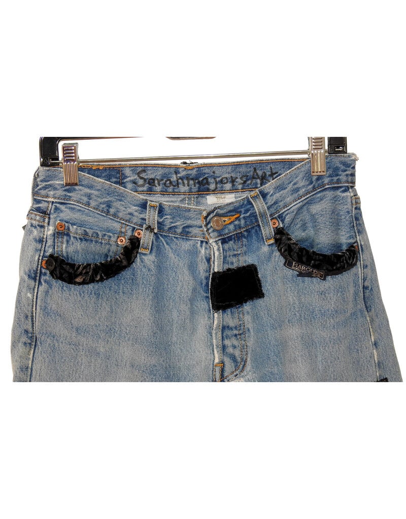 Sarah Majors Art SM Levi's Patch Art, W 30 x L 36 Faded