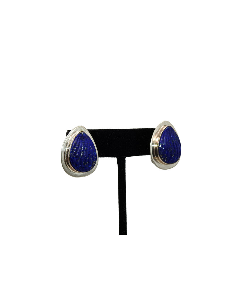 Pam Springall PS2-456 Carved Lapis Post