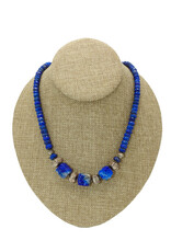 Pam Springall PS-N383C Natural Faceted Lapis Rondells