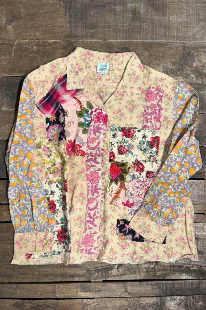 Jaded Gypsy Floral Gardens Walks Tops