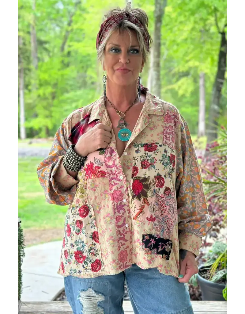 Jaded Gypsy Floral Gardens Walks Tops