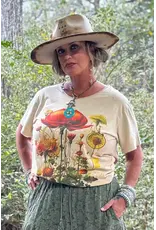 Jaded Gypsy Moon Dance Tee - Floral Views