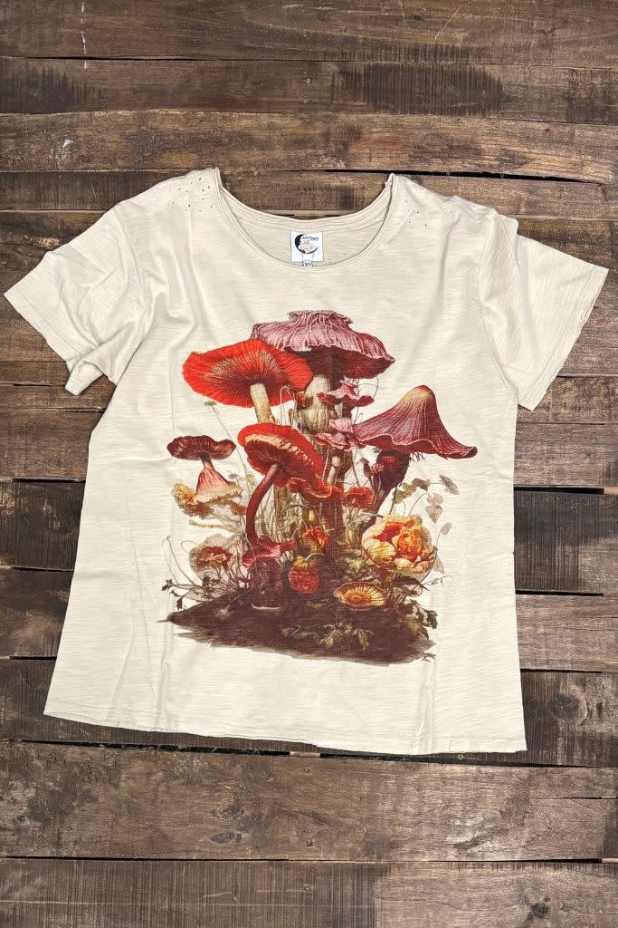 Jaded Gypsy Moon Dance Tee - Lovely Mushrooms